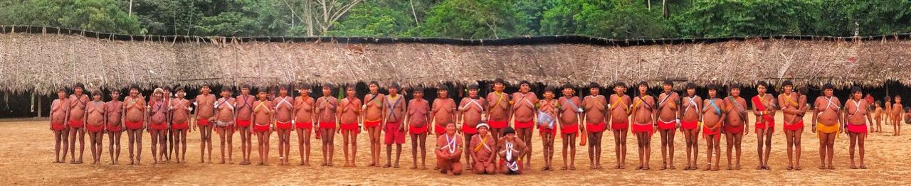 Populações indígenas no território Yanomami